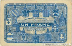 1 Franc FRANCE Regionalismus und verschiedenen Nord et Pas-De-Calais 1918 JP.094.05 fSS