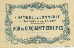 50 Centimes Spécimen FRANCE regionalism and miscellaneous Orléans 1914 JP.095.01 VF
