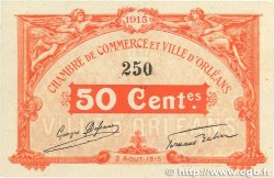 50 Centimes FRANCE regionalism and various Orléans 1915 JP.095.04 AU+