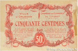 50 Centimes FRANCE regionalism and various Orléans 1916 JP.095.08 VF+