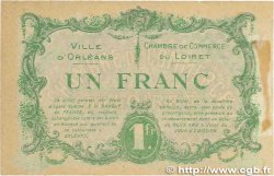 1 Franc FRANCE regionalism and miscellaneous Orléans 1916 JP.095.12 VF+
