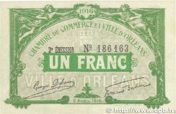 1 Franc FRANCE regionalism and miscellaneous  1916 JP.095.12var. XF