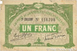 1 Franc FRANCE regionalism and miscellaneous  1916 JP.095.12var. G