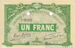 1 Franc FRANCE Regionalismus und verschiedenen Orléans 1916 JP.095.14