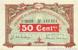 50 Centimes FRANCE regionalism and miscellaneous Orléans 1917 JP.095.16