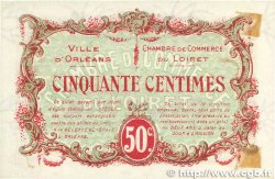 50 Centimes FRANCE regionalism and miscellaneous Orléans 1917 JP.095.16 XF