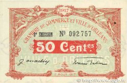 50 Centimes FRANCE Regionalismus und verschiedenen Orléans 1917 JP.095.16 VZ