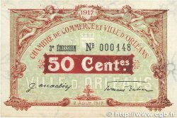 50 Centimes FRANCE regionalismo e varie Orléans 1917 JP.095.16 BB