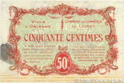 50 Centimes FRANCE regionalism and miscellaneous Orléans 1917 JP.095.16 VF