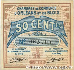 50 Centimes FRANCE regionalismo e varie Orléans et Blois 1920 JP.096.01 q.AU