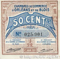 50 Centimes FRANCE regionalism and various Orléans et Blois 1920 JP.096.01