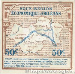50 Centimes FRANCE Regionalismus und verschiedenen Orléans et Blois 1920 JP.096.01 VZ