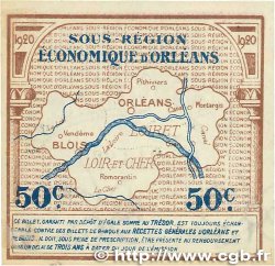 50 Centimes FRANCE Regionalismus und verschiedenen Orléans et Blois 1920 JP.096.01 VZ
