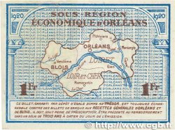 1 Franc FRANCE regionalism and miscellaneous Orléans et Blois 1920 JP.096.03 XF+