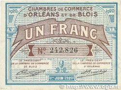 1 Franc FRANCE Regionalismus und verschiedenen Orléans et Blois 1920 JP.096.03