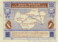 1 Franc FRANCE Regionalismus und verschiedenen Orléans et Blois 1921 JP.096.07 fVZ