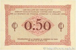 50 Centimes FRANCE Regionalismus und verschiedenen Paris 1920 JP.097.10 fVZ