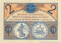 2 Francs FRANCE Regionalismus und verschiedenen Paris 1920 JP.097.28 S