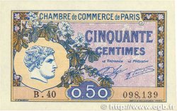 50 Centimes FRANCE regionalismo e varie Paris 1920 JP.097.31 AU