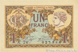 1 Franc FRANCE regionalismo e varie Paris 1920 JP.097.36 AU