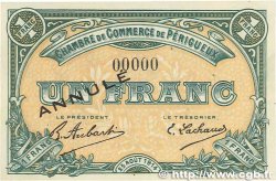 1 Franc Annulé FRANCE regionalismo y varios Périgueux 1914 JP.098.05 EBC