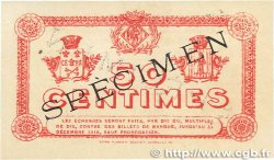 50 Centimes Spécimen FRANCE regionalism and miscellaneous Perpignan 1915 JP.100.06 XF+