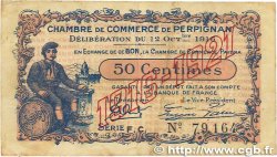 50 Centimes FRANCE regionalism and various Perpignan 1916 JP.100.19 F