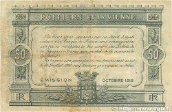 50 Centimes FRANCE regionalism and various Poitiers 1915 JP.101.05 F