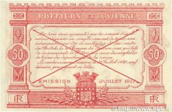 50 Centimes FRANCE regionalism and various Poitiers 1917 JP.101.08 VF+