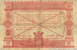 50 Centimes FRANCE regionalism and miscellaneous Poitiers 1917 JP.101.08 F
