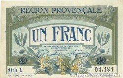 1 Franc FRANCE regionalism and miscellaneous Alais, Arles, Avignon, Gap, Marseille, Nîmes, Toulon 1918 JP.102.04 VF+