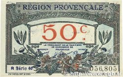 50 Centimes FRANCE Regionalismus und verschiedenen Alais, Arles, Avignon, Gap, Marseille, Nîmes, Toulon 1918 JP.102.09 fST+