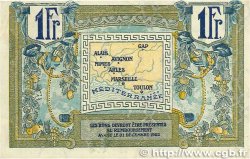 1 Franc FRANCE regionalism and various Alais, Arles, Avignon, Gap, Marseille, Nîmes, Toulon 1918 JP.102.12 VF+