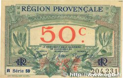 50 Centimes FRANCE Regionalismus und verschiedenen Alais, Arles, Avignon, Gap, Marseille, Nîmes, Toulon 1918 JP.102.13 SS