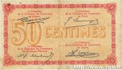 50 Centimes FRANCE Regionalismus und verschiedenen Puy-De-Dôme 1918 JP.103.01 fS
