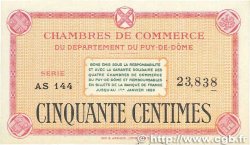 50 Centimes FRANCE Regionalismus und verschiedenen Puy-De-Dôme 1918 JP.103.03 VZ