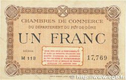 1 Franc FRANCE regionalismo e varie Puy-De-Dôme 1918 JP.103.06