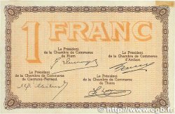 1 Franc FRANCE Regionalismus und verschiedenen Puy-De-Dôme 1918 JP.103.06 VZ