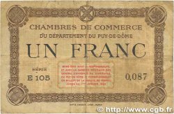 1 Franc FRANCE regionalismo e varie Puy-De-Dôme 1918 JP.103.16 B