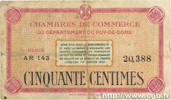 50 Centimes FRANCE Regionalismus und verschiedenen Puy-De-Dôme 1918 JP.103.19 S