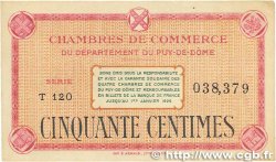 50 Centimes FRANCE Regionalismus und verschiedenen Puy-De-Dôme 1918 JP.103.22 SS
