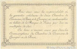 50 Centimes FRANCE regionalism and various Quimper et Brest 1915 JP.104.01 XF