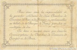 2 Francs FRANCE regionalismo y varios Quimper et Brest 1915 JP.104.03 MBC