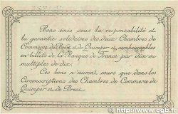 50 Centimes FRANCE regionalism and miscellaneous Quimper et Brest 1915 JP.104.04 VF