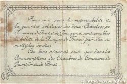 2 Francs FRANCE regionalismo e varie Quimper et Brest 1922 JP.104.24 MB