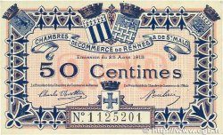 50 Centimes FRANCE Regionalismus und verschiedenen Rennes et Saint-Malo 1915 JP.105.06 VZ