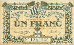 1 Franc FRANCE Regionalismus und verschiedenen Rennes et Saint-Malo 1915 JP.105.09 fVZ