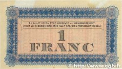 1 Franc FRANCE regionalismo y varios Roanne 1915 JP.106.02 MBC