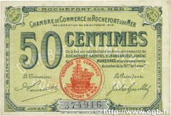 50 Centimes FRANCE régionalisme et divers Rochefort-Sur-Mer 1915 JP.107.11 TTB