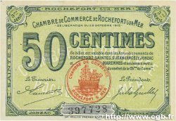 50 Centimes FRANCE regionalism and miscellaneous Rochefort-Sur-Mer 1915 JP.107.11 VF+